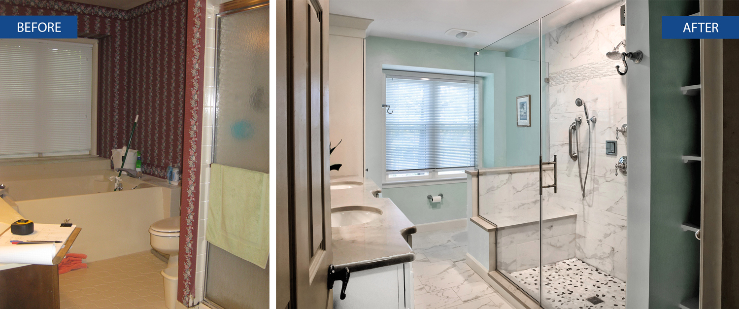 FunctionalModernBath Befores Afters 1