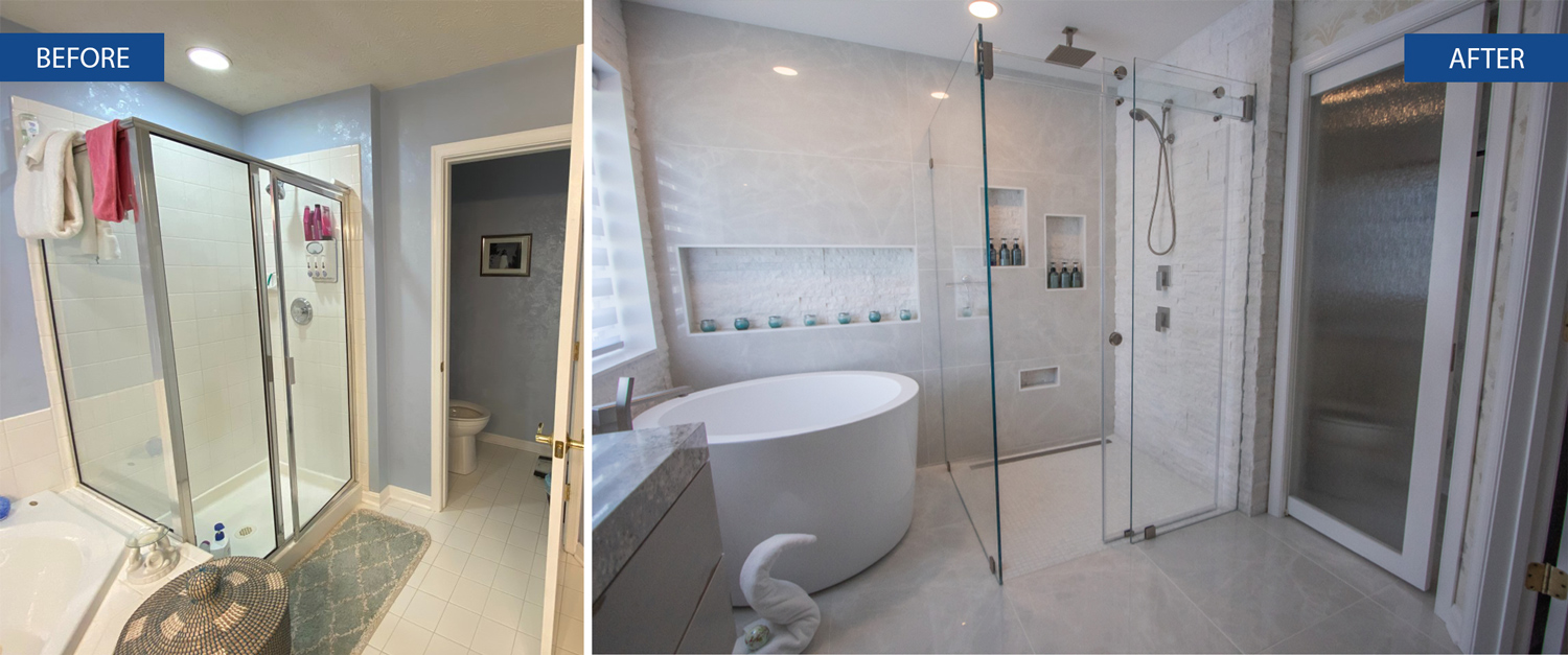 Spa Inspired Bath Befores Afters 1
