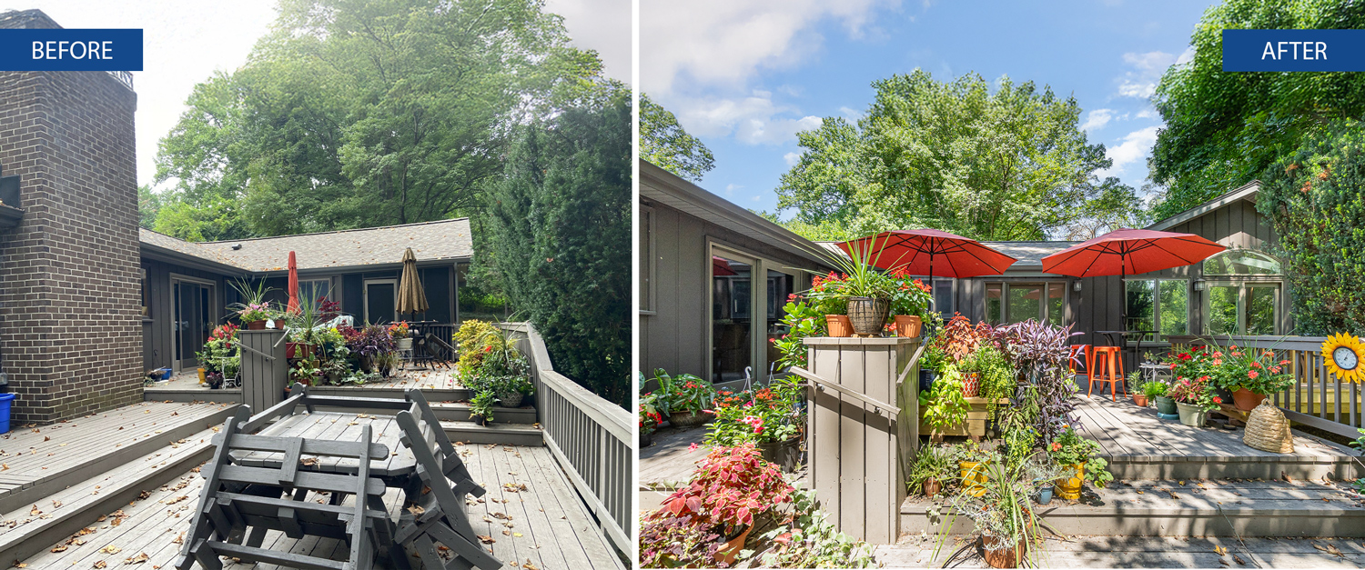 Spa and Studio Addition Befores Afters 1