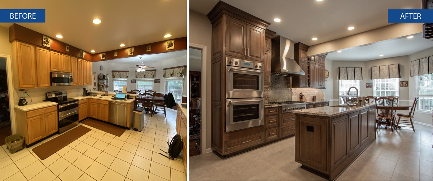 Stunning Kitchen Cabinetry Befores Afters 1