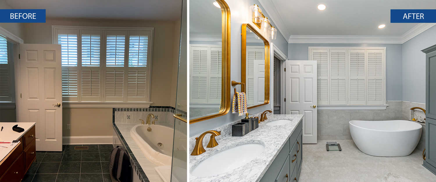 Stylish Bathroom Update Befores Afters 2