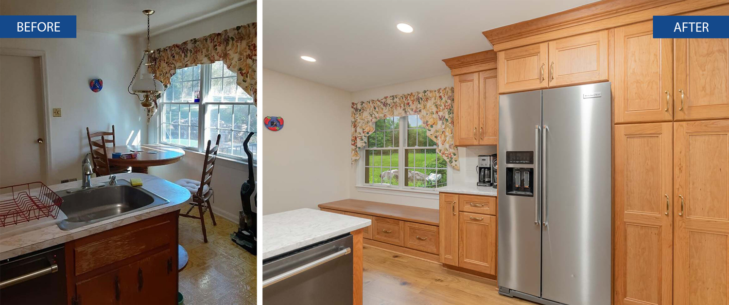 Vintage Kitchen Update before after1 1