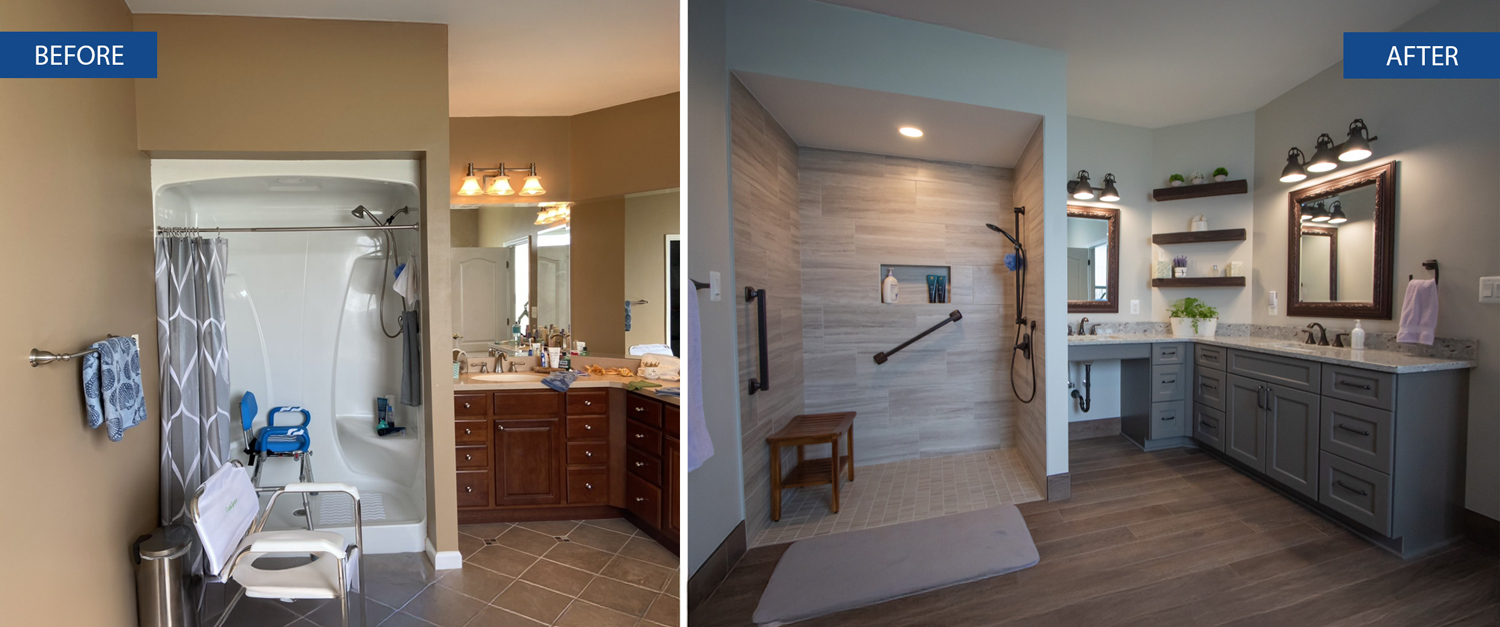 Wheelchair Accessible Bath Befores Afters 5