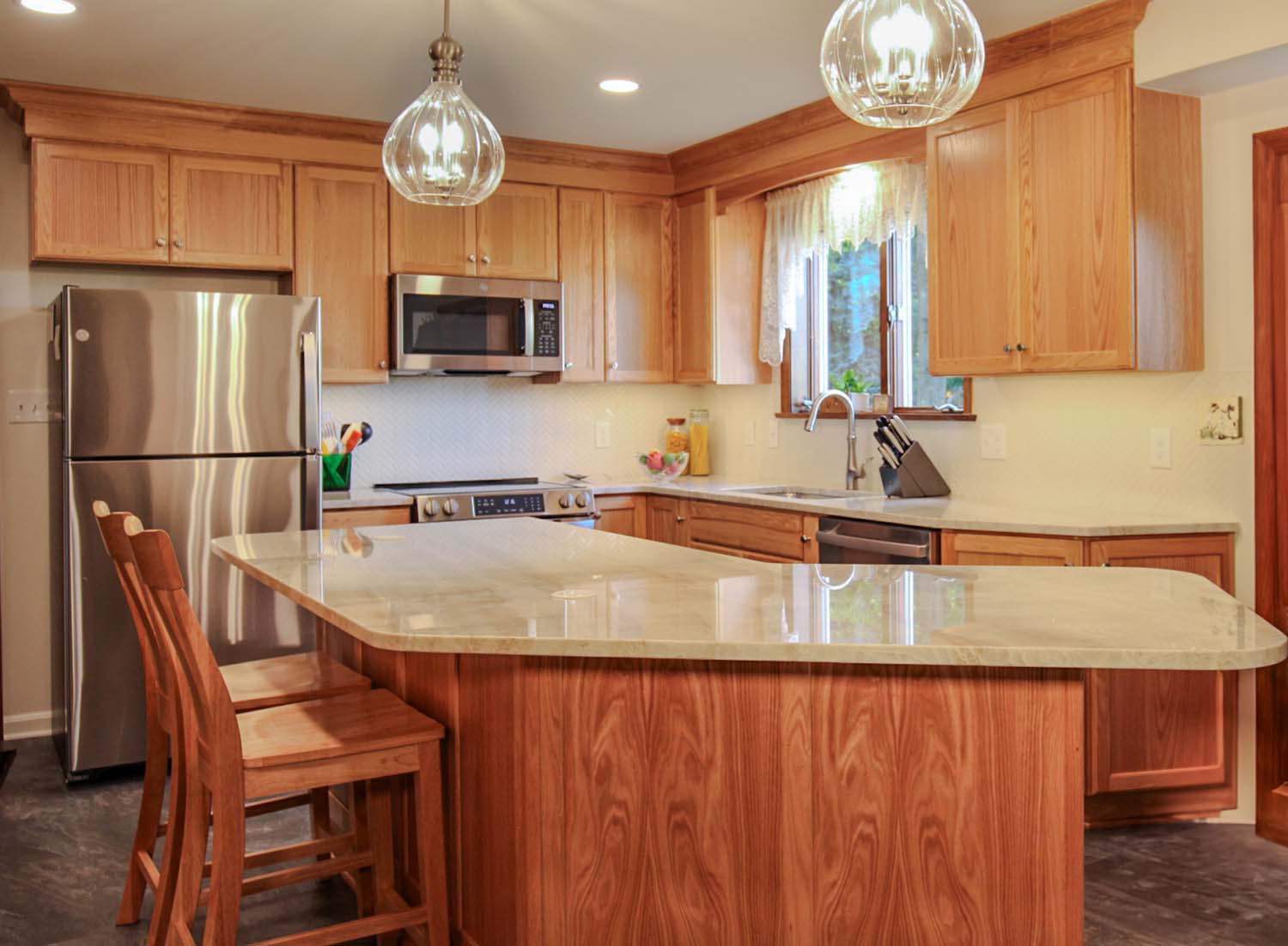 Kitchen Update Features Natural Materials