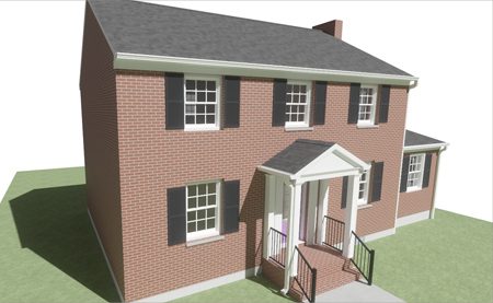 Small Front Porch Portico