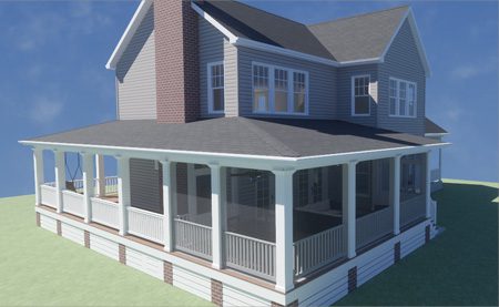 Expansive Front Porch View 2