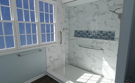 Primary Bath Renovation Designer Refresh 3D