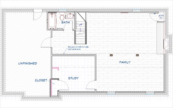 Basement Renovation Floor Plan