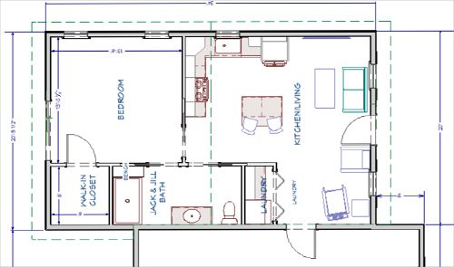 In Law Apartment Addition Floor Plan