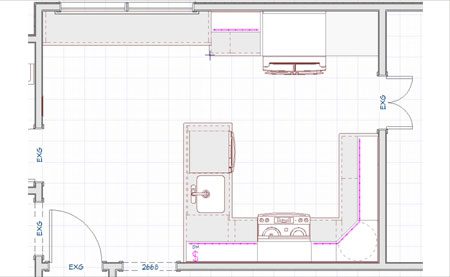 Kitchen Renovation Floor Plan