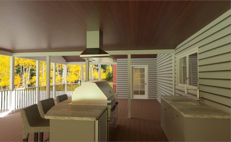 Luxury Outdoor Living Screen Porch