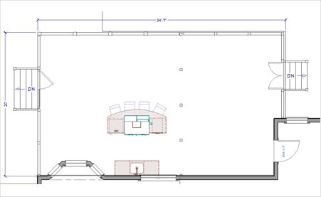 Luxury Outdoor Living Screen Porch Floor Plan