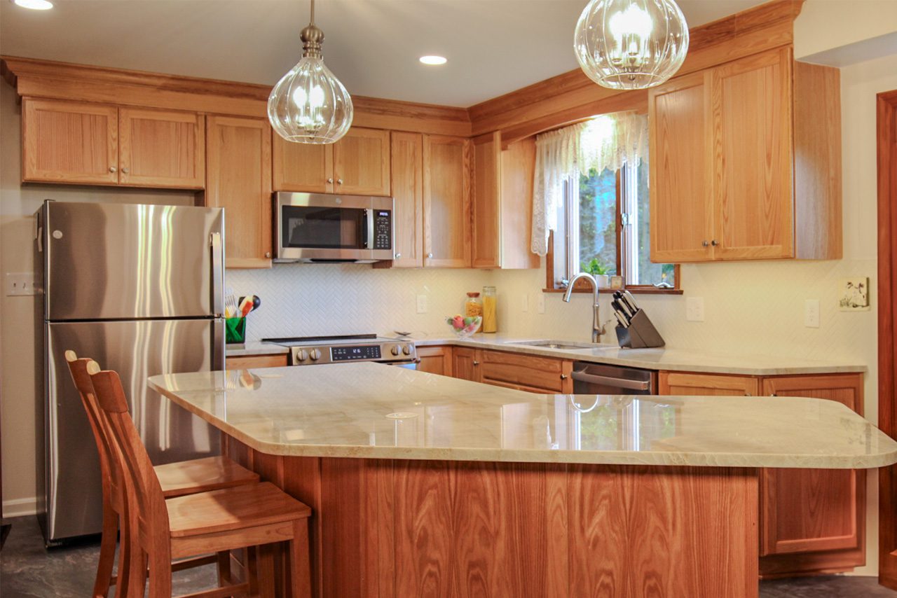 Kitchen Update features Natural Materials